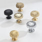 Brass Gold Cabinet Knobs Pulls, Vintage Round Dresser Drawer Pulls Knobs Handles, Black Gold Knobs handle, modern Furniture Hardware