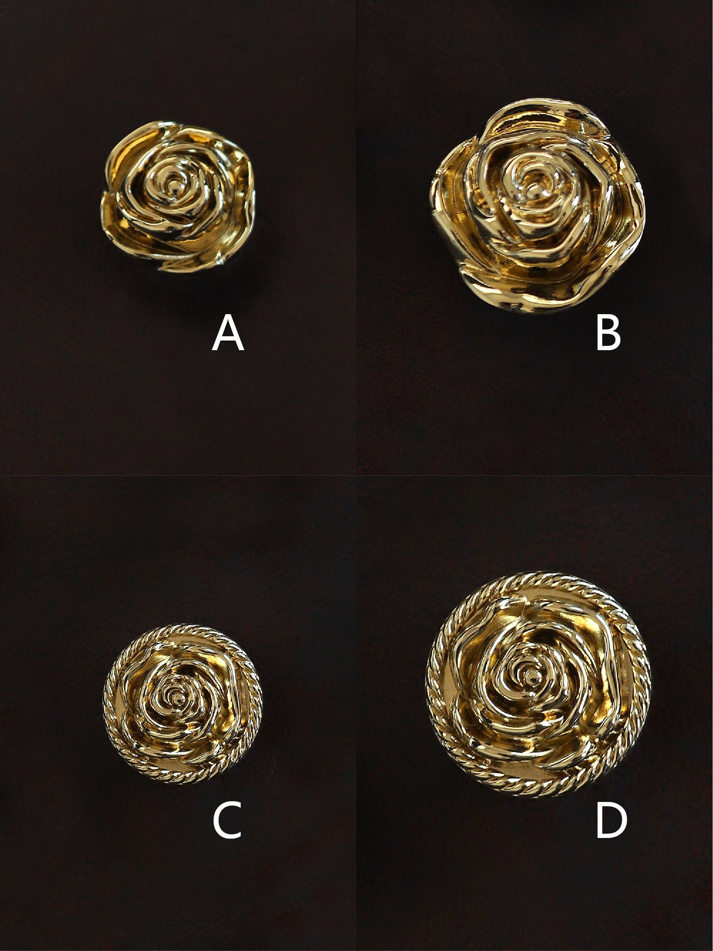 Gold Silver Rose drawer pulls Knobs, decorative art room, wardrobe Knob, Cabinet Knobs Pulls Handles, furniture knobs hardware