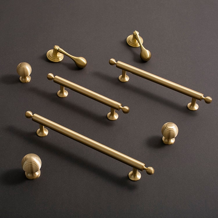 Nordic Brass Cabinet Handle Pull, Elegant Dresser Knobs handle, Drawer Pulls Knobs Handles, Brass Cupboard Knobs,Furniture Handles Knob Pull