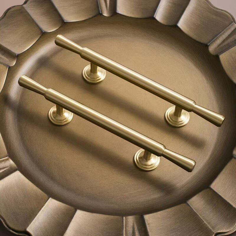 Soild Brass Cabinet Pulls handles, Gold Drawer knobs Handles, Gold Dresser Knobs handle, Wardrobe Pull Handle,Modern Furniture Hardware