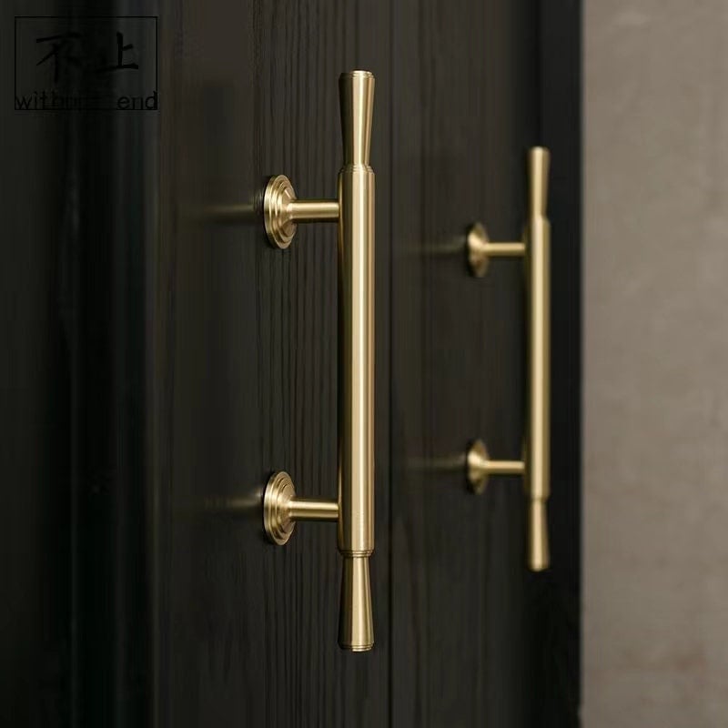 Soild Brass Cabinet Pulls handles, Gold Drawer knobs Handles, Gold Dresser Knobs handle, Wardrobe Pull Handle,Modern Furniture Hardware