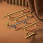 Soild Brass Cabinet Pulls handles, Gold Drawer knobs Handles, Gold Dresser Knobs handle, Wardrobe Pull Handle,Modern Furniture Hardware