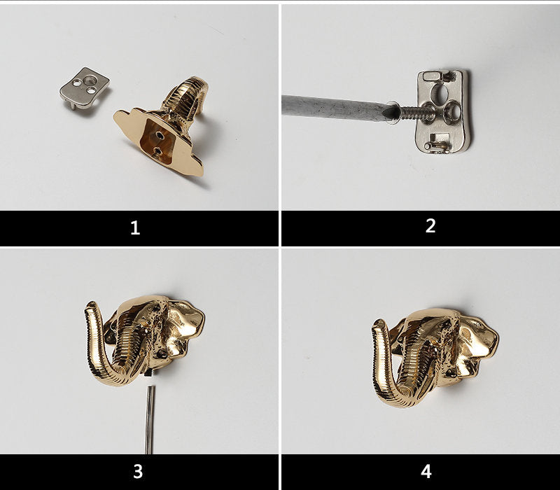 Elephant Wall Hook, Animal Wall Hooks, Decorative Coat Hook, bag hanger hook, Stylish Hooks, Bedroom Towel Wall Hook Coat Hangers Rack