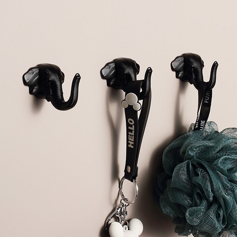 Elephant Wall Hook, Animal Wall Hooks, Decorative Coat Hook, bag hanger hook, Stylish Hooks, Bedroom Towel Wall Hook Coat Hangers Rack