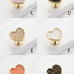 Colorful Heart Knobs Cabinet Pulls, Drawer Pulls Knobs Handles, Dresser Knobs handle, Gold Pulls Handles, Bathroom Handle Wardrobe Knob