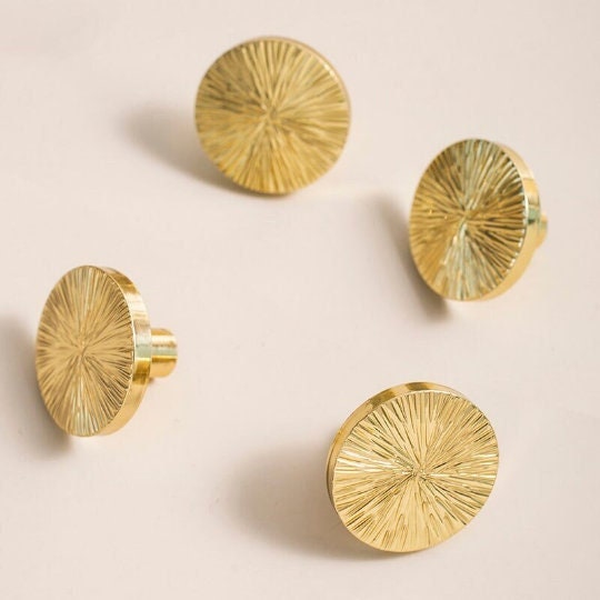 Hammered Semicircle Cabinet knob, Gold Dresser round Knobs handle, Brass Wardrobe Knob, Drawer Pulls Knobs Handles,modern Furniture Hardware