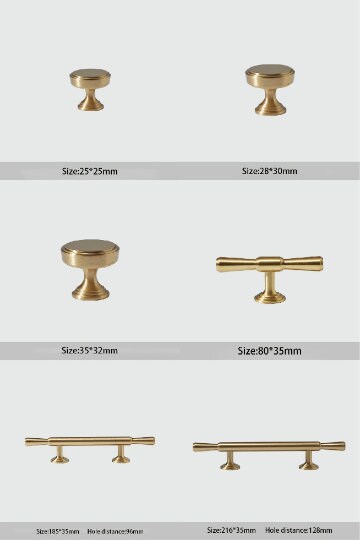 Soild Brass Cabinet Pulls handles, Gold Drawer knobs Handles, Gold Dresser Knobs handle, Wardrobe Pull Handle,Modern Furniture Hardware