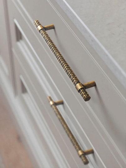 Bronze Drawer Pulls Knobs Handles, Antique Cabinet Handles Pull, Vintage Dresser Handle Wardrobe Pull Handle Knobs, Furniture Hardware