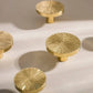 Hammered Semicircle Cabinet knob, Gold Dresser round Knobs handle, Brass Wardrobe Knob, Drawer Pulls Knobs Handles,modern Furniture Hardware