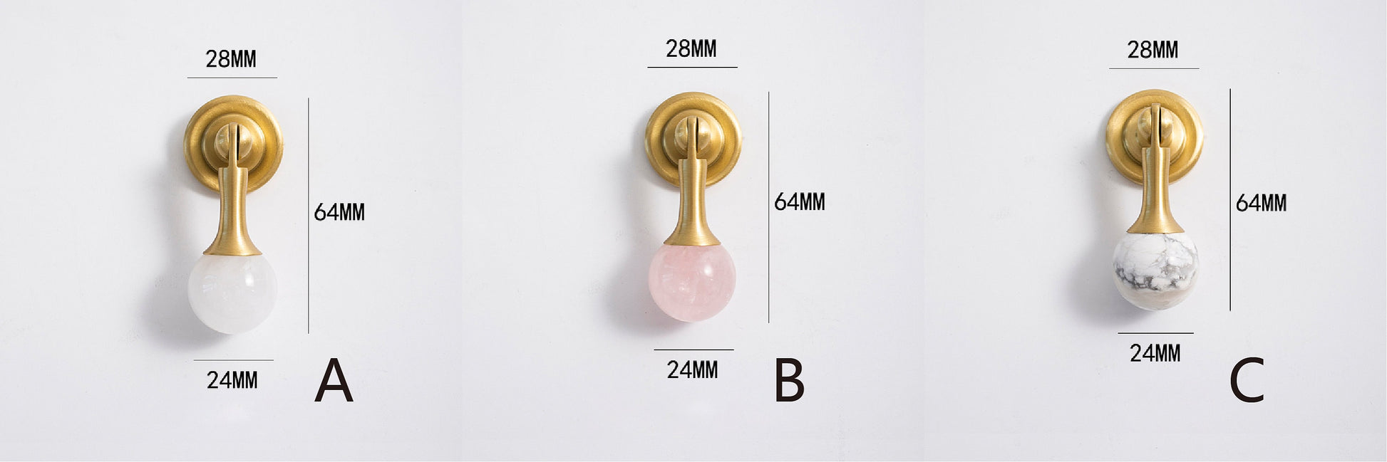 Marble Crystal Dresser Knobs Drawer Knobs Pulls QubicHomeware Marble Crystal Dresser Knobs Drawer Knobs Pulls QubicHomeware