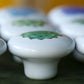 Plant ceramics drawer Handle Knobs/ greenhouse Cabinet handle knob/ Drawer handle knob/ Door pulls/ Wardrobe pulls/ Kitchen knobs