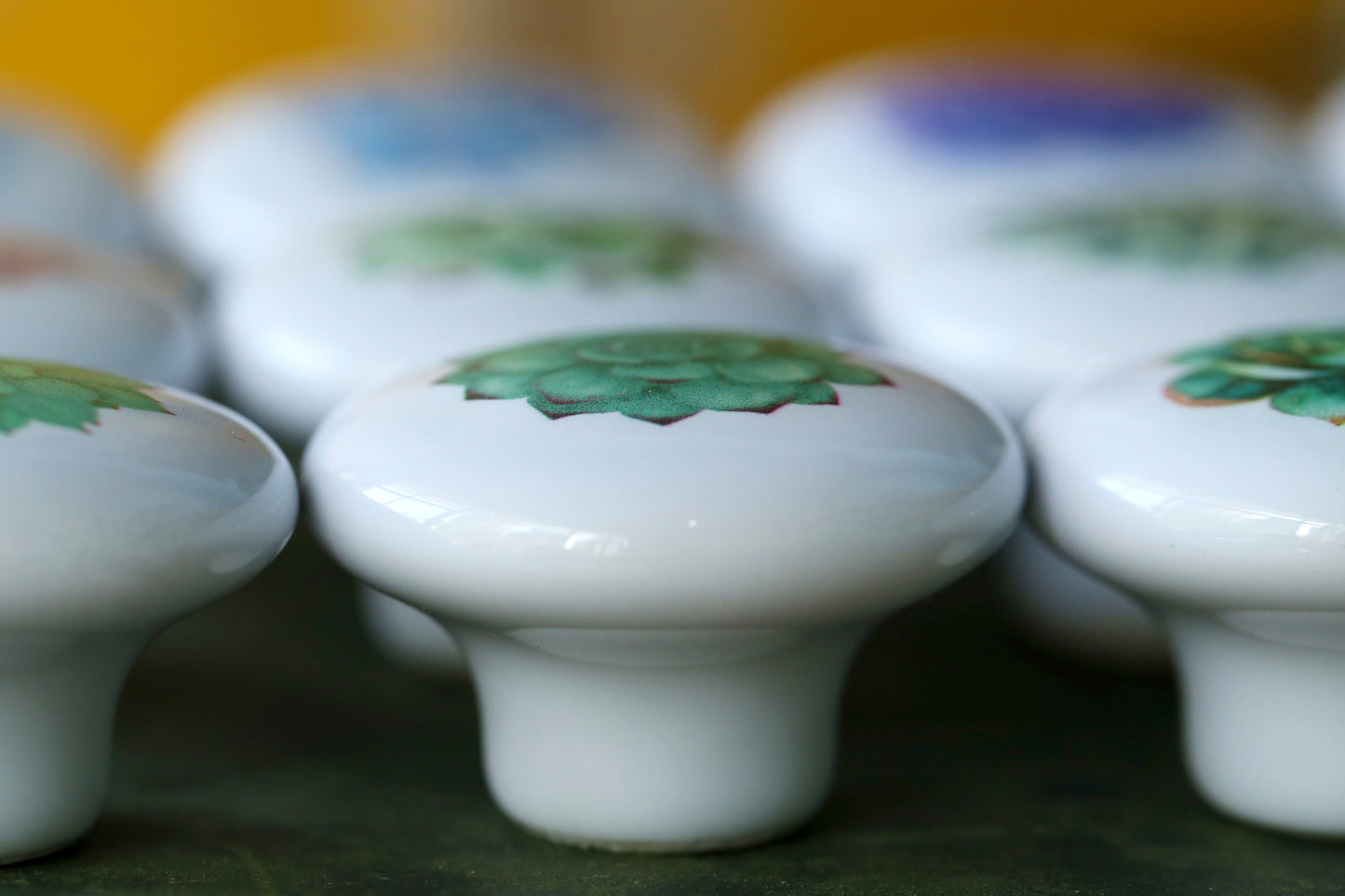 Plant ceramics drawer Handle Knobs/ greenhouse Cabinet handle knob/ Drawer handle knob/ Door pulls/ Wardrobe pulls/ Kitchen knobs