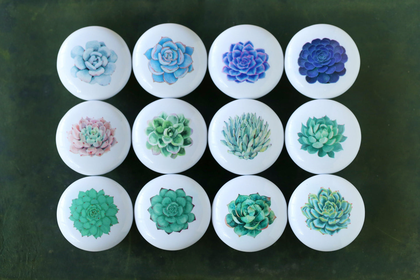 Plant ceramics drawer Handle Knobs/ greenhouse Cabinet handle knob/ Drawer handle knob/ Door pulls/ Wardrobe pulls/ Kitchen knobs