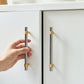 Silver minimalist Cabinet Pulls, modern Drawer Pulls Knobs Handles, stainless steel Dresser Knobs handle, modern Furniture Hardware