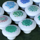 Plant ceramics drawer Handle Knobs/ greenhouse Cabinet handle knob/ Drawer handle knob/ Door pulls/ Wardrobe pulls/ Kitchen knobs