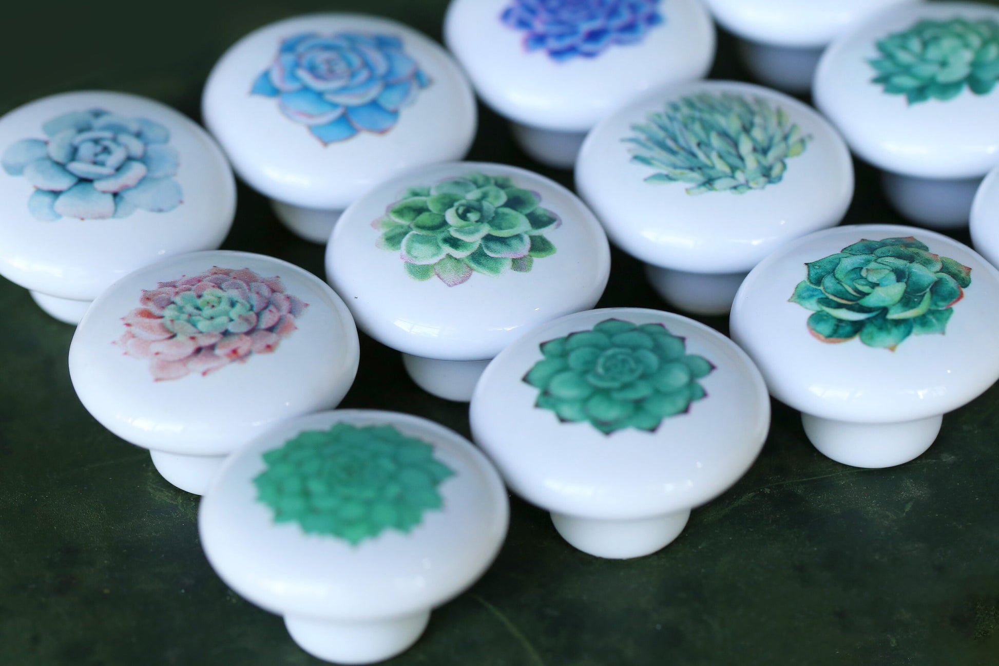 Plant ceramics drawer Handle Knobs/ greenhouse Cabinet handle knob/ Drawer handle knob/ Door pulls/ Wardrobe pulls/ Kitchen knobs