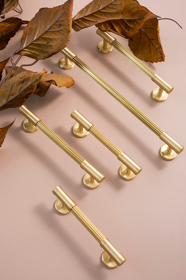 Premium stripe Cabinet Pulls handles, Drawer Pulls Knobs Handles, Gold Dresser Knobs handle, wardrobe handle pull, ikea hemnes knobs