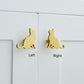 Kitten Cabinet Knob, kids bedroom Brass Animal Knobs cat drawer Knobs Pulls, Nursery room handle knob, furniture Handles cabinet Hardware