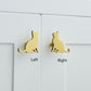 Gold Cats Cabinet Knob, kids bedroom Animal Knobs drawer Knobs and Pulls, Nursery room handle knob, furniture Handles cabinet Hardware