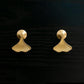 2PCS Solid Brass Ginkgo Knobs, leave drop knobs, DIY drawer dresser pulls, Furniture knobs, wardrobe Cabinet Knobs Furniture hardware