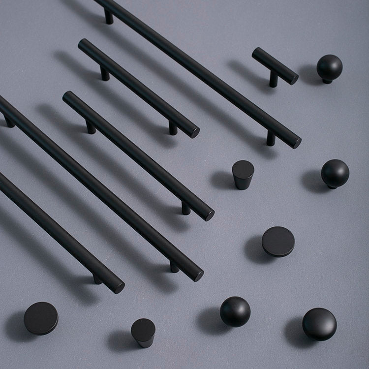 Matte black Door Handles, Modern Cabinet Handles Pull, Drawer Dresser Pulls Knobs Handles, Wardrobe Knobs handle, Kitchen Handle knob