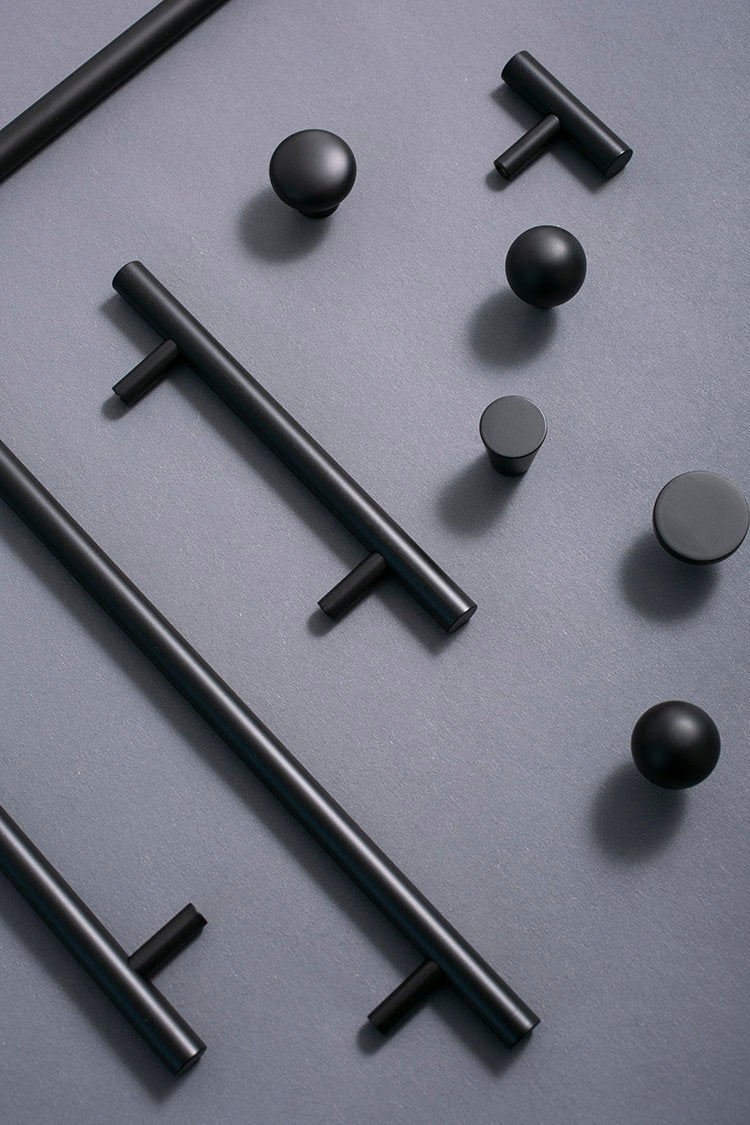 Matte black Door Handles, Modern Cabinet Handles Pull, Drawer Dresser Pulls Knobs Handles, Wardrobe Knobs handle, Kitchen Handle knob