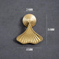 Solid Brass Ginkgo Knobs, leave drop cabinet handle knobs, DIY drawer dresser handle pulls, wardrobe Knob, Cabinet Knobs, furniture hardware