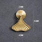 2PCS Solid Brass Ginkgo Knobs, leave drop knobs, DIY drawer dresser pulls, Furniture knobs, wardrobe Cabinet Knobs Furniture hardware