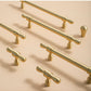 Brushed Brass Drawer Pulls, Pure Brass Cabinet Pulls Knobs Handles, Brass Dresser Knobs handle, Kitchen Handles, Wardrobe handle Door pull