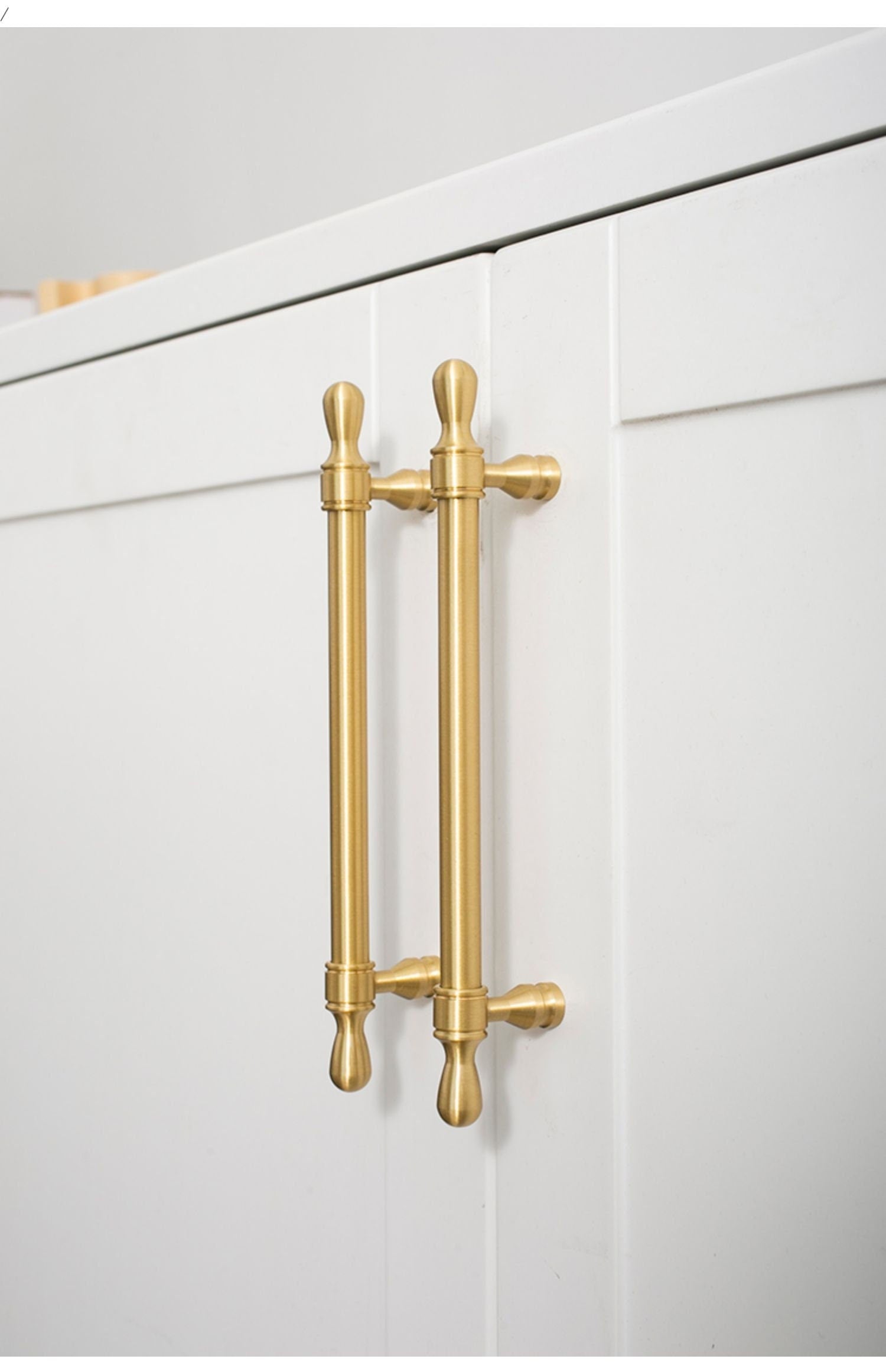 Brushed Brass Drawer Pulls, Pure Brass Cabinet Pulls Knobs Handles, Brass Dresser Knobs handle, Kitchen Handles, Wardrobe handle Door pull