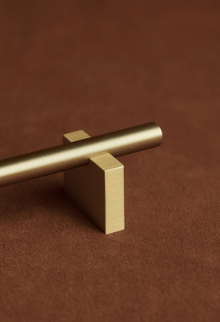 Geometric Square Wardrobe Pull Knobs, Golden Dresser Knobs Handles, Gold Drawer handle Pulls Cabinet Pulls Knobs, Furniture hardware