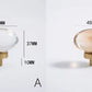 Crystal pigeon egg Cabinet Knobs, round drawer pull dresser knobs handle wardrobe Knob, Transparent handle knob, furniture hardware