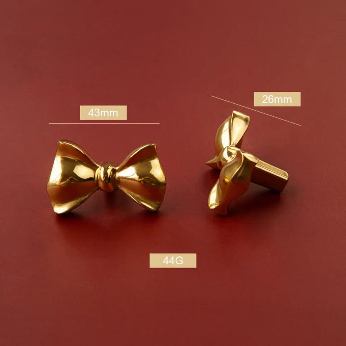 French Bow Flower Dresser Knobs Cabinet Pull handles, Wardrobe handle pull, Drawer handle Pulls Cabinet Pulls Knobs, Furniture hardware