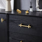 Geometric Square Wardrobe Pull Knobs, Golden Dresser Knobs Handles, Gold Drawer handle Pulls Cabinet Pulls Knobs, Furniture hardware