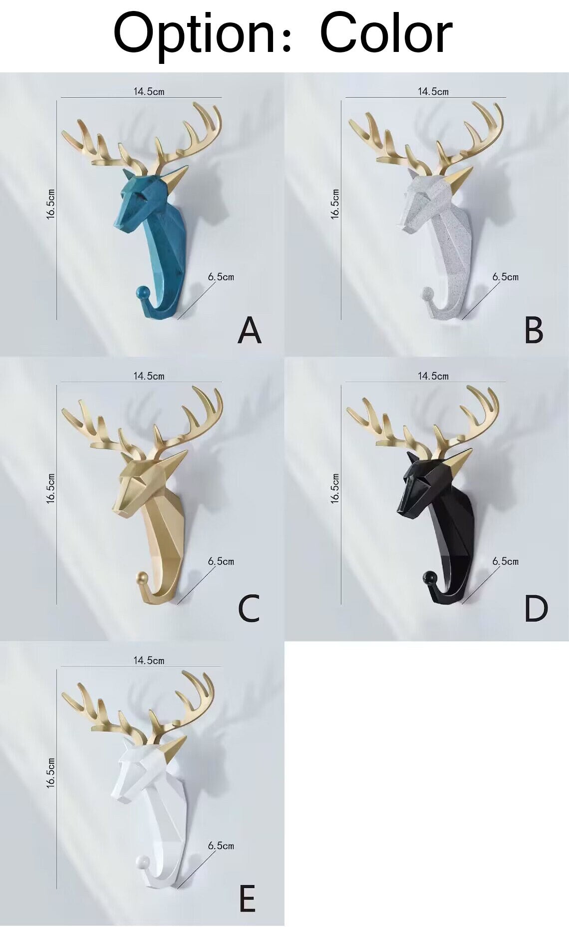 Moose Nordic Wall Hooks, Decorative Coat Hook, Elephant animal Wall Hook, bag hanger hook, Bedroom Towel Wall Hook Coat Hangers Rack