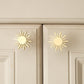 Brass Sunshine Cabinet Knobs, Sun Drawer Pull, Golden Dresser Knobs Handles, Wardrobe handle Pulls Ktichen Pulls Knobs, Furniture hardware