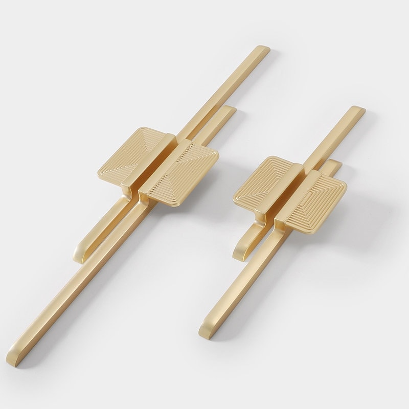 Nordic Cabinet pull, Modern Cabinet Pulls, Gold Black Dresser Knobs handle, wardrobe handle pull, modern Furniture Hardware