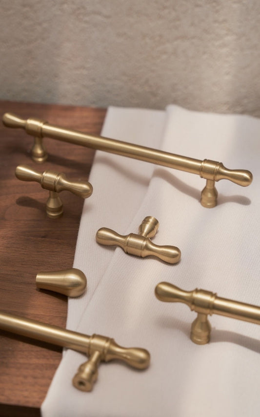 Gold knobs for dresser, Brass Drawer Pulls, Pure Brass Cabinet Pulls Knobs Handles, Kitchen Handles, Wardrobe handle Door pull