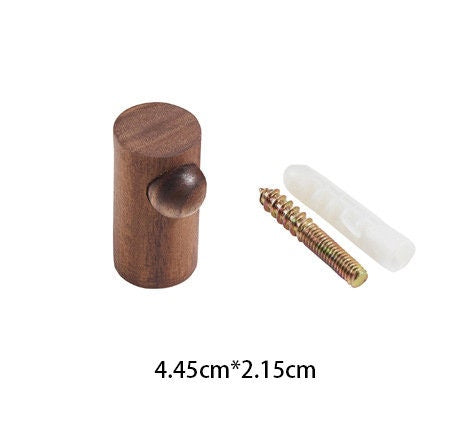 Minimalist Walnut Wall Hooks / Wall Hook Coat Hangers Rack / Watch hook / Beech wood wall hook / towel hooks / coat hanger wall / bag hook