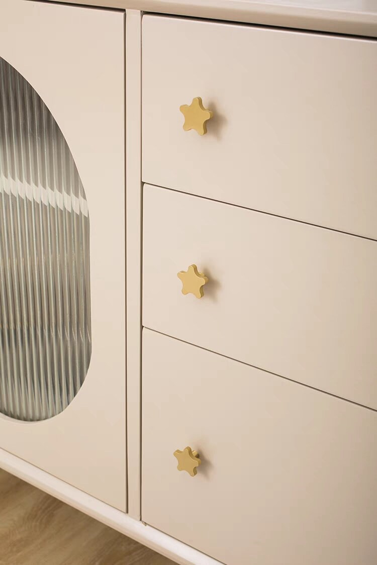Brass star moon Knobs, nursery room knobs, twinkle Furniture knobs, Flower drawer pulls , wardrobe Knob, Cabinet Knobs, furniture hardware