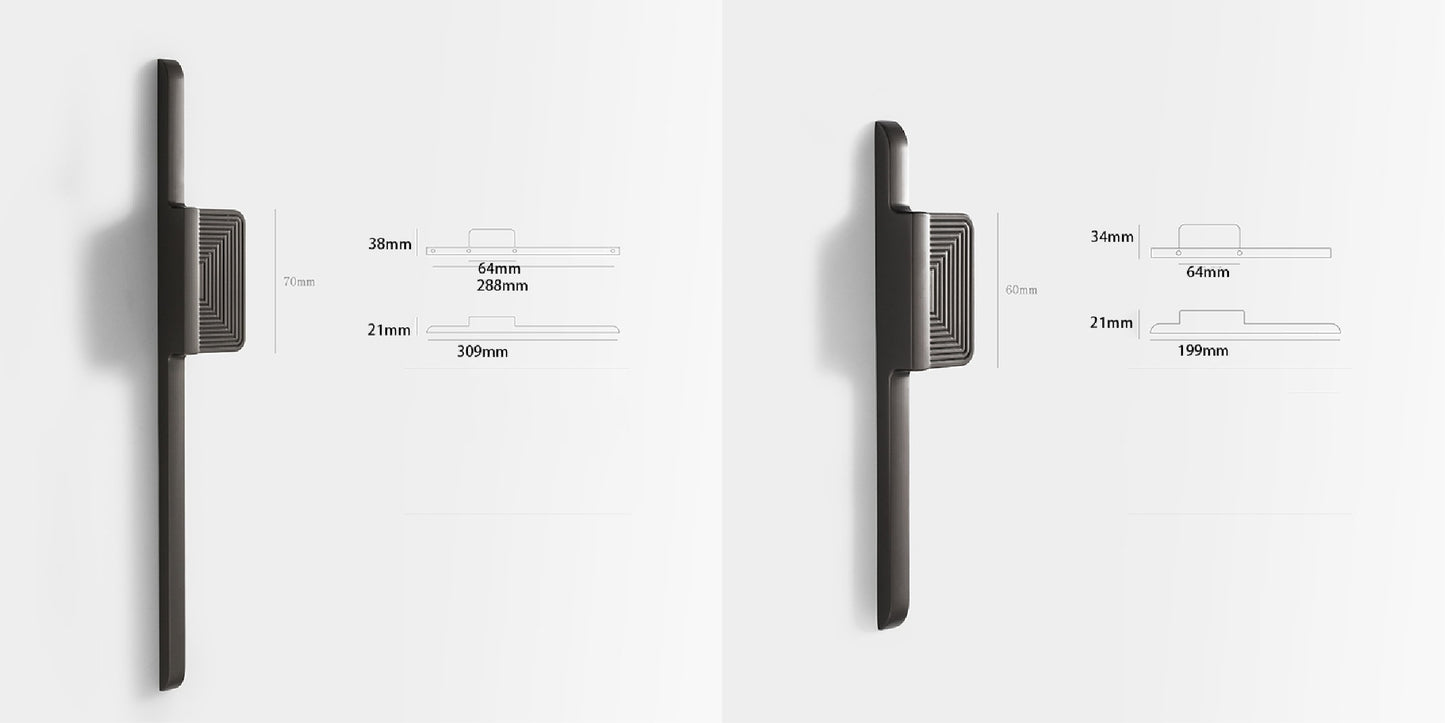 Nordic Cabinet pull, Modern Cabinet Pulls, Gold Black Dresser Knobs handle, wardrobe handle pull, modern Furniture Hardware