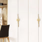 Nordic Cabinet pull, Modern Cabinet Pulls, Gold Black Dresser Knobs handle, wardrobe handle pull, modern Furniture Hardware