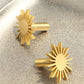 Solid Brass Sun Drawer Pull, Gold sunshine dresser Knobs Handles, Wardrobe handle Pulls Cabinet Pulls Knobs, Furniture hardware