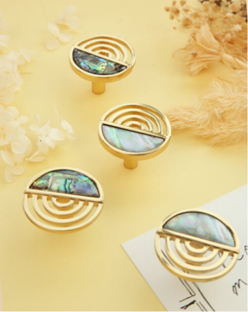 Semicircular hollow Cabinet Knobs, Dresser Knobs Handles Knobs Drawer handle Pulls Cabinet Pulls, Wardrobe Knob, Decorative Hardware