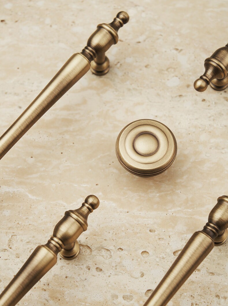 Antique Brass Cabinet Handles Pull, Vintage Brass Door Handles,Dresser handle Drawer Pulls Knobs Handles Kitchen Knobs handle, wardrobe pull