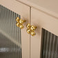 Elegant Cabinet handle knob, flower Dresser Knobs handle, Brass Wardrobe Knob, Drawer Pulls Knobs Handles, modern Furniture Hardware