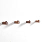 Minimalist Walnut Wall Hooks / Wall Hook Coat Hangers Rack / Watch hook / Beech wood wall hook / towel hooks / coat hanger wall / bag hook