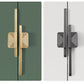 Nordic Cabinet pull, Modern Cabinet Pulls, Gold Black Dresser Knobs handle, wardrobe handle pull, modern Furniture Hardware