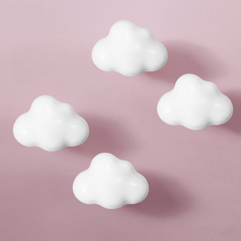 Cute Cloud Ceramic Cabinet handle pull, Kids drawer dresser handle knob,Wardrobe handle,Nursery Kids Knobs,baby room decor,Children's Handle