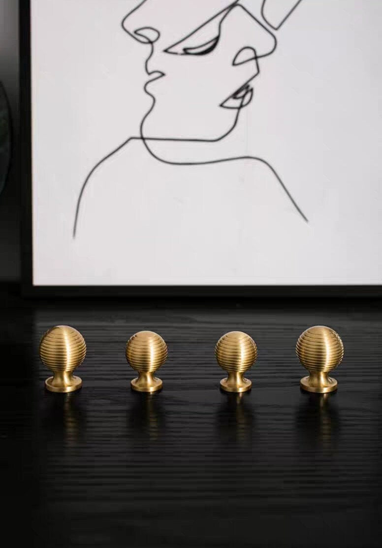 Nordic Brass Cabinet Handle Pull, Elegant Dresser Knobs handle, Drawer Pulls Knobs Handles, Brass Cupboard Knobs,Furniture Handles Knob Pull